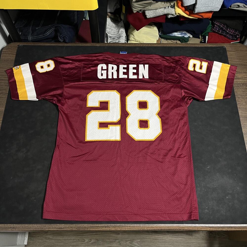 Vintage Darrell Green Washington Commanders Jersey Big Letters 28 Champion 90s